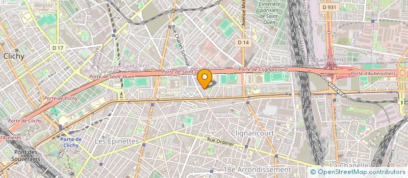 localisation de l'entreprise MONSIEUR SEKOU DEMBELE  PARIS