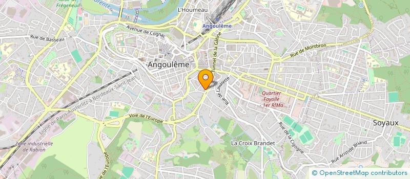 localisation de l'entreprise MONSIEUR SEKOU DIAWARA à ANGOULEME