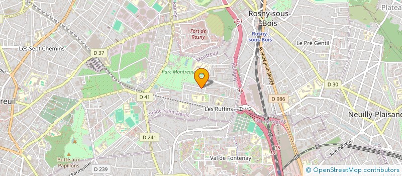 localisation de l'entreprise MONSIEUR SEKOU DOLO à MONTREUIL