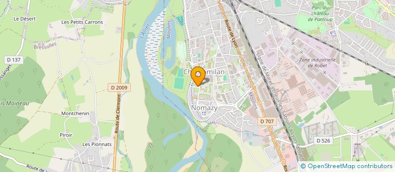 localisation de l'entreprise MONSIEUR SEKOU FOFANA  MOULINS