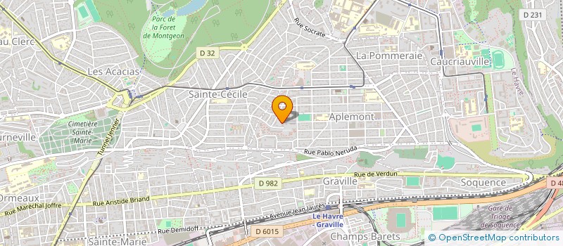 localisation de l'entreprise MONSIEUR SEKOU FOFANA  LE HAVRE