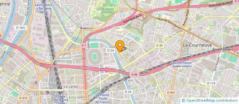 localisation de l'entreprise MONSIEUR SEKOU GASSAMA  SAINT-DENIS