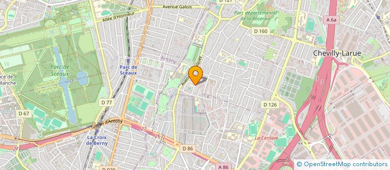 localisation de l'entreprise MONSIEUR SEKOU-IGOR SOUARE  L'HAY-LES-ROSES