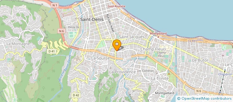 localisation de l'entreprise MONSIEUR SEKOU KABA  SAINT-DENIS