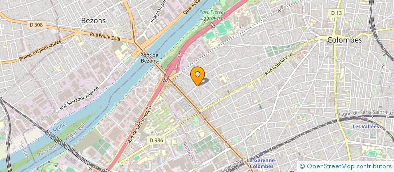 localisation de l'entreprise MONSIEUR SEKOU KEBE à COLOMBES