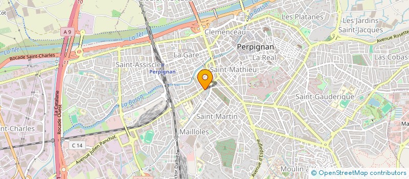 localisation de l'entreprise MONSIEUR SEKOU KOITA  PERPIGNAN