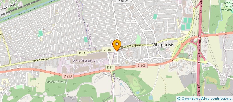 localisation de l'entreprise MONSIEUR SEKOU KONE  VILLEPARISIS