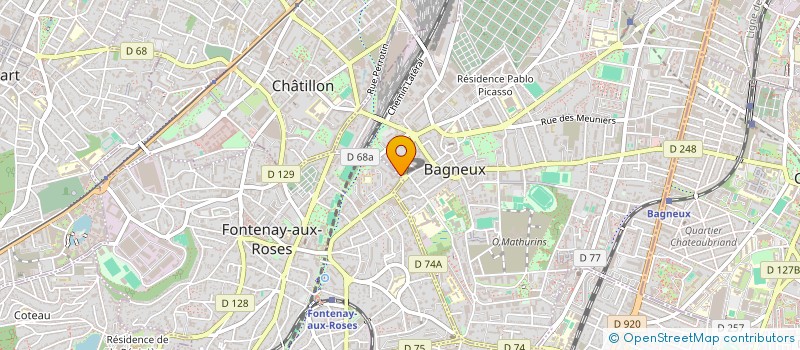 localisation de l'entreprise MONSIEUR SEKOU KONE à BAGNEUX