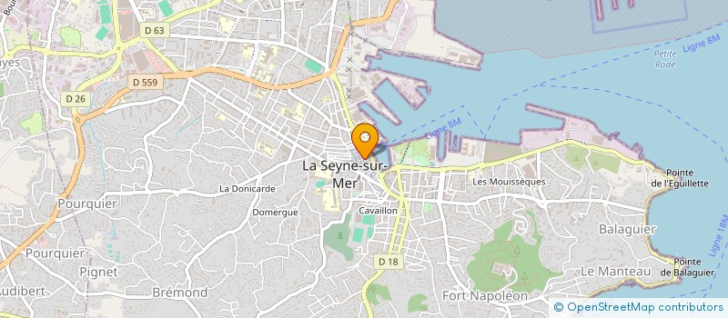 localisation de l'entreprise MONSIEUR SEKOU KONE  LA SEYNE-SUR-MER