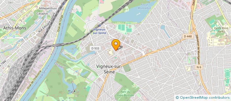 localisation de l'entreprise MONSIEUR SEKOU MAGASSA à VIGNEUX-SUR-SEINE