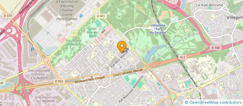 localisation de l'entreprise MONSIEUR SEKOU MAGASSA à AULNAY-SOUS-BOIS