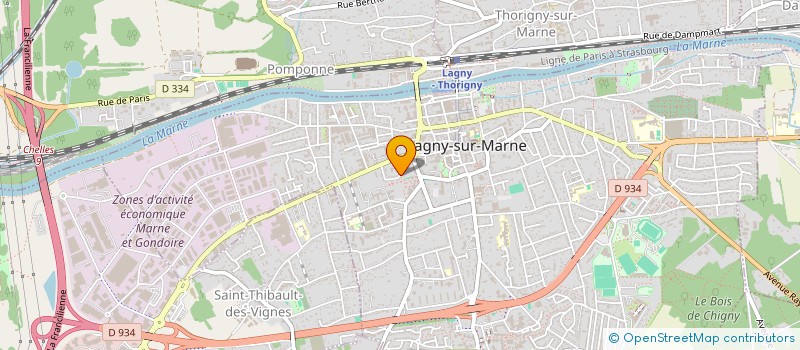 localisation de l'entreprise MONSIEUR SEKOU MAGASSA  THORIGNY-SUR-MARNE