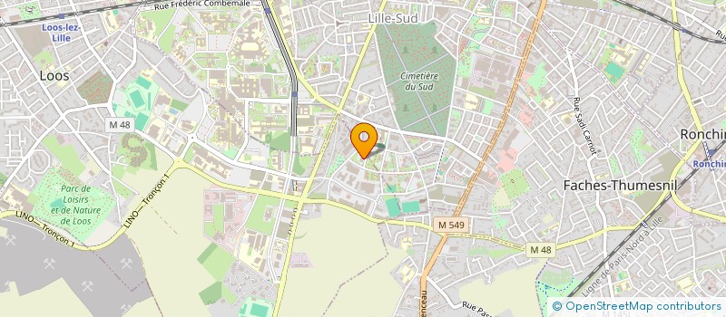 localisation de l'entreprise MONSIEUR SEKOU MATI  LOOS