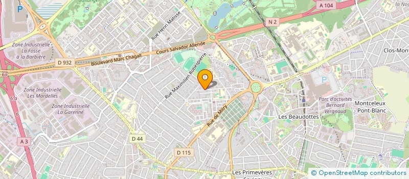 localisation de l'entreprise MONSIEUR SEKOU MINTE à AULNAY-SOUS-BOIS