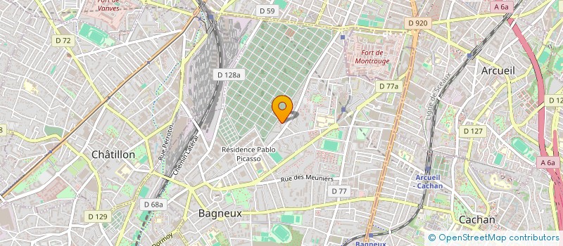 localisation de l'entreprise MONSIEUR SEKOU N'DIAYE à BAGNEUX