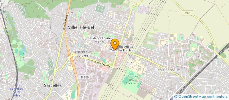 localisation de l'entreprise MONSIEUR SEKOU NIARE  VILLIERS-LE-BEL