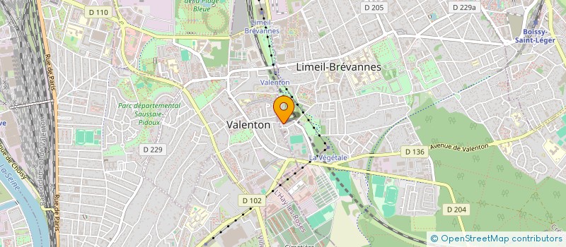 localisation de l'entreprise MONSIEUR SEKOU OMAR CAMARA  LIMEIL-BREVANNES