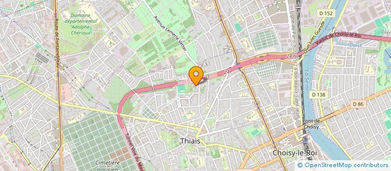 localisation de l'entreprise MONSIEUR SEKOU OUMAR TANDIA  THIAIS