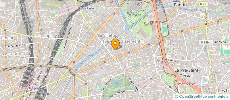 localisation de l'entreprise MONSIEUR SEKOU SACKO  PARIS