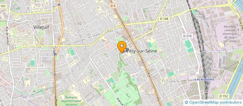 localisation de l'entreprise MONSIEUR SEKOU SACKO à VITRY-SUR-SEINE