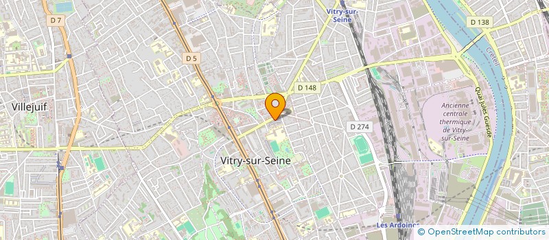 localisation de l'entreprise MONSIEUR SEKOU SAKO à VITRY-SUR-SEINE