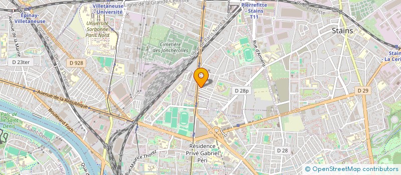 localisation de l'entreprise MONSIEUR SEKOU SARAMBOUNOU à PIERREFITTE-SUR-SEINE