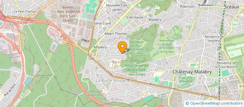 localisation de l'entreprise MONSIEUR SEKOU SARRE  CHATENAY-MALABRY