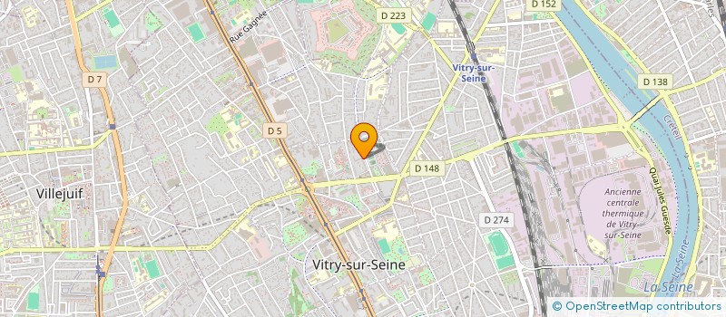 localisation de l'entreprise MONSIEUR SEKOU SAWANE  VITRY-SUR-SEINE