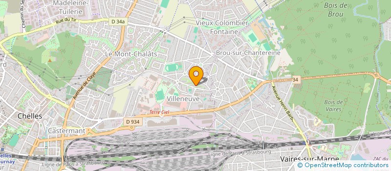 localisation de l'entreprise MONSIEUR SEKOU SIDIBE  CHELLES