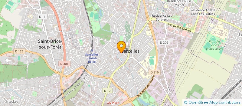 localisation de l'entreprise MONSIEUR SEKOU SYLLA à SARCELLES