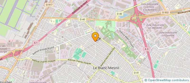 localisation de l'entreprise MONSIEUR SEKOU TOURE à LE BLANC-MESNIL