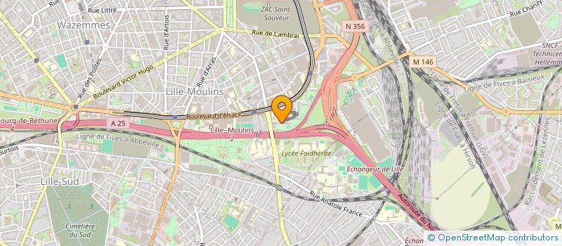 localisation de l'entreprise MONSIEUR SEKOU TRAORE  LILLE