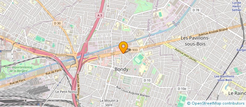 localisation de l'entreprise MONSIEUR SEKOU WAGUE à BONDY