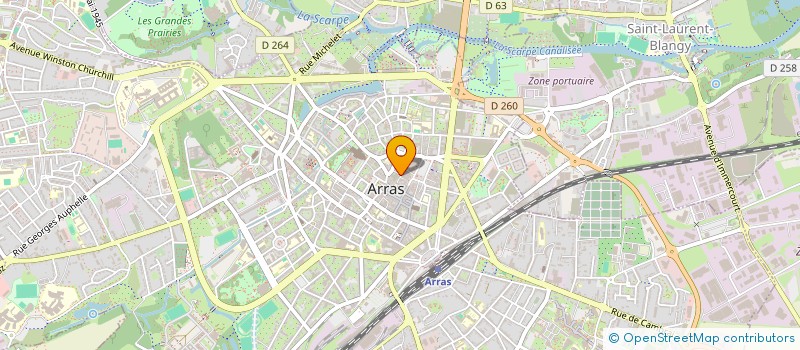 localisation de l'entreprise MONSIEUR SEKOUBA CHERIF à ARRAS