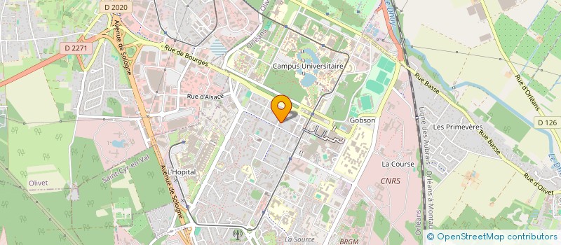 localisation de l'entreprise MONSIEUR SEKOUBA SAGNA à ORLEANS