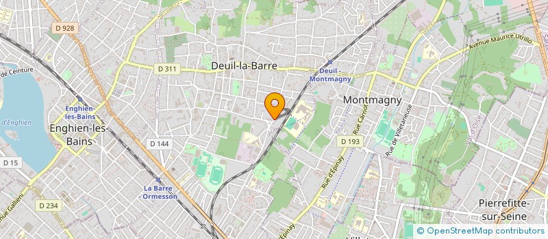 localisation de l'entreprise MONSIEUR SEKOUNA KOITA  DEUIL-LA-BARRE