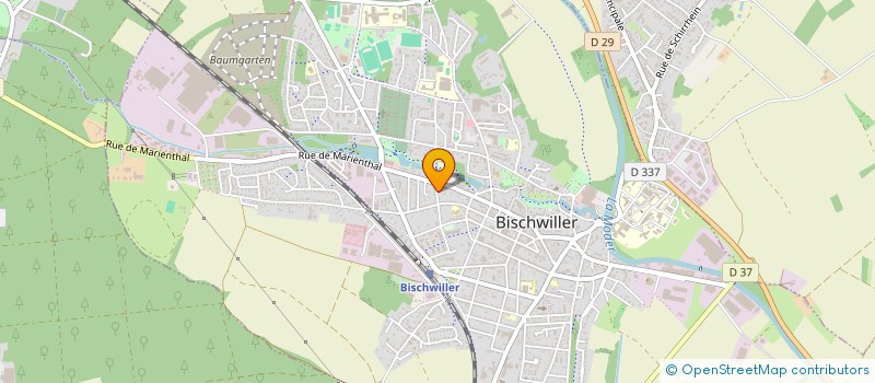 localisation de l'entreprise MONSIEUR SELAHATTIN BELGIN  BISCHWILLER