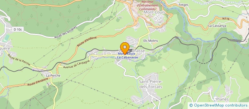 localisation de l'entreprise MONSIEUR SELAHATTIN INAN  LA CABANASSE