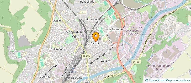 localisation de l'entreprise MONSIEUR SELAMI CIFCI à NOGENT-SUR-OISE