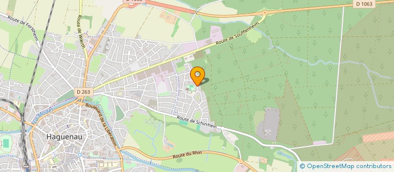 localisation de l'entreprise MONSIEUR SELAS WANDRES à HAGUENAU
