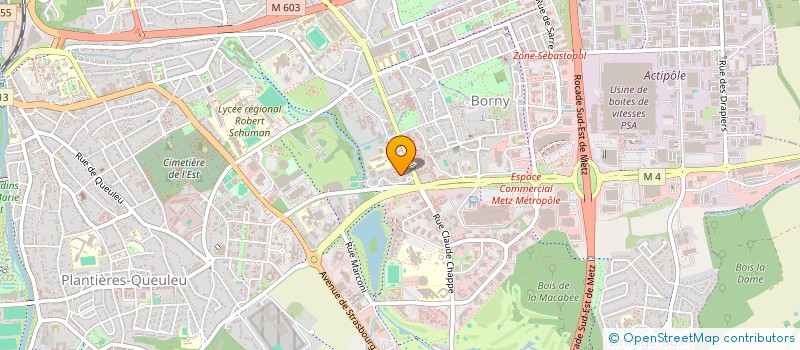 localisation de l'entreprise MONSIEUR SELCUK CANPOLAT  METZ