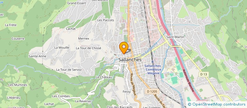 localisation de l'entreprise MONSIEUR SELCUK DUMAN  SALLANCHES