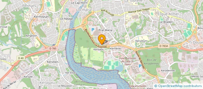 localisation de l'entreprise MONSIEUR SELCUK SUBASI à QUIMPER