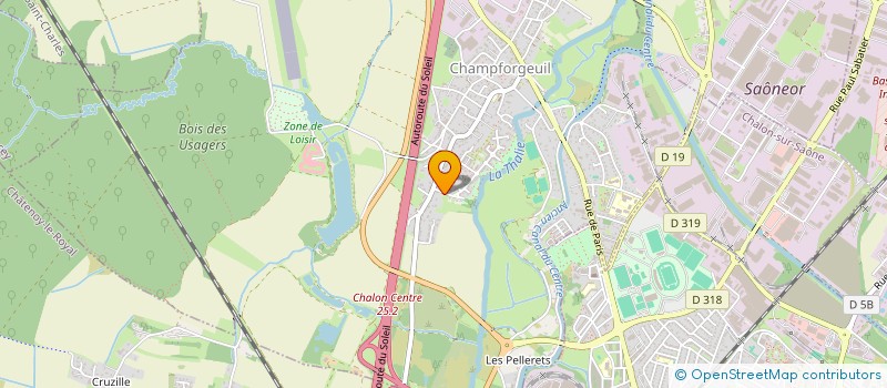 localisation de l'entreprise MONSIEUR SELCUK TURAN  CHAMPFORGEUIL