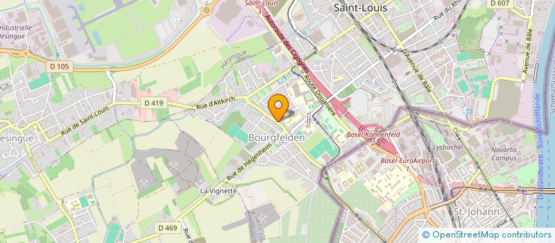 localisation de l'entreprise MONSIEUR SELEDIN PAQARIZI à SAINT-LOUIS