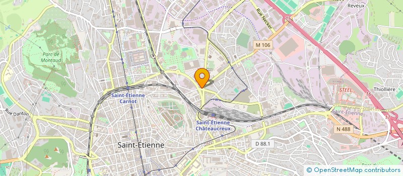 localisation de l'entreprise MONSIEUR SELIM AICHOUCHE  SAINT-ETIENNE