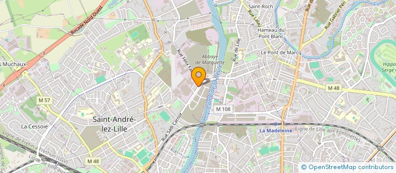 localisation de l'entreprise MONSIEUR SELIM AKLIL à SAINT-ANDRE-LEZ-LILLE