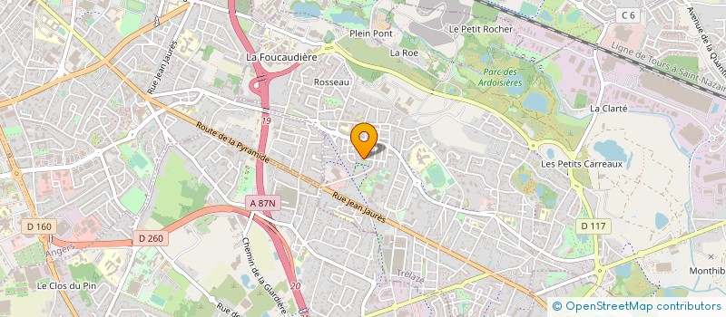 localisation de l'entreprise MONSIEUR SELIM ALBAYRAK  TRELAZE