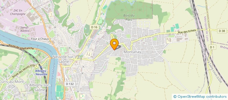 localisation de l'entreprise MONSIEUR SELIM AMEZIANE  MONTANAY