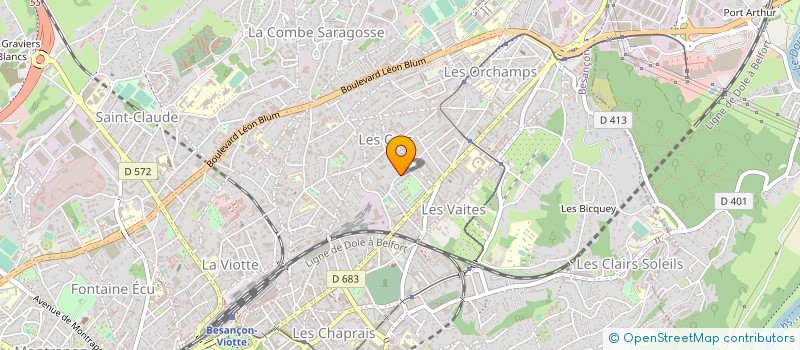 localisation de l'entreprise MONSIEUR SELIM AUMAITRE  BESANCON